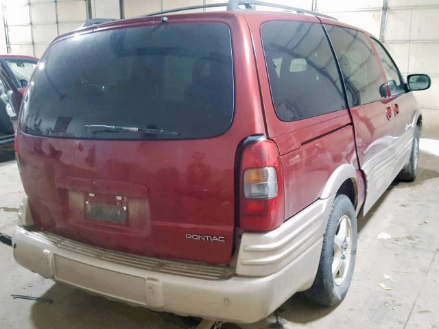 1GMDX03E12D292091 - 2002 PONTIAC MONTANA MAROON photo 4