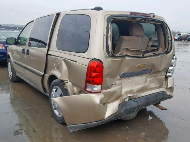 1GNDV23L46D238236 - 2006 CHEVROLET UPLANDER L 金色 照片 3