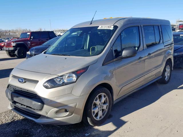 NM0GE9F72E1158900 - 2014 FORD TRANSIT CO GOLD photo 2