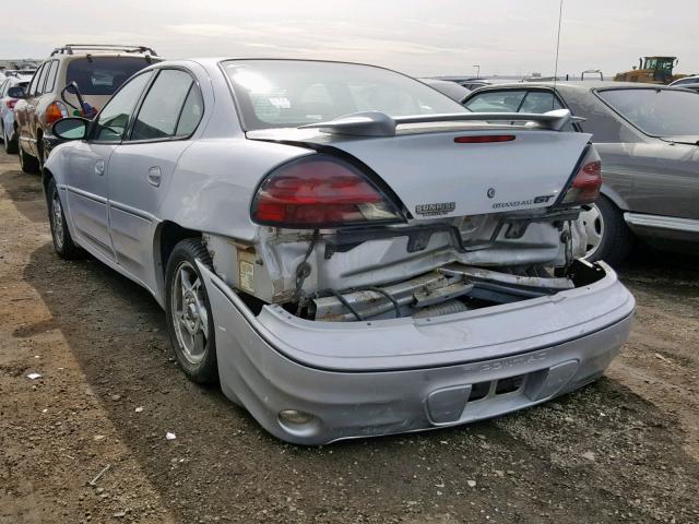 1G2NV52E14C185181 - 2004 PONTIAC GRAND AM G SILVER photo 3