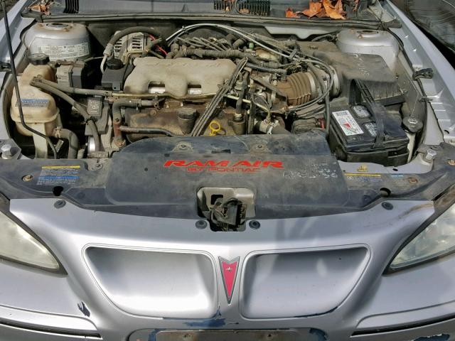 1G2NV52E14C185181 - 2004 PONTIAC GRAND AM G SILVER photo 7