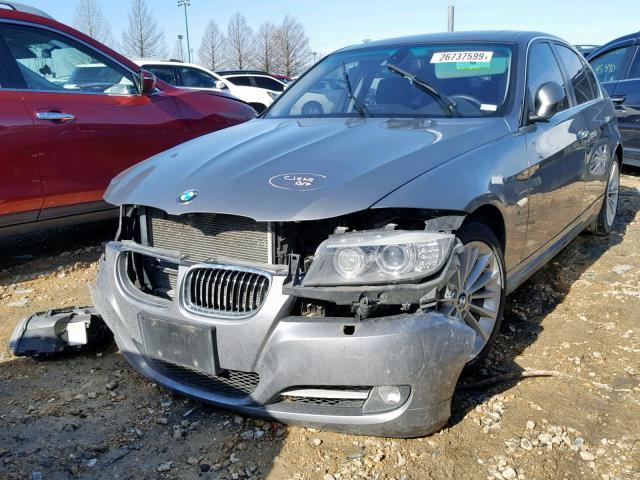 WBAPL5C54BA921481 - 2011 BMW 335 XI GRAY photo 2