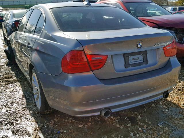 WBAPL5C54BA921481 - 2011 BMW 335 XI GRAY photo 3