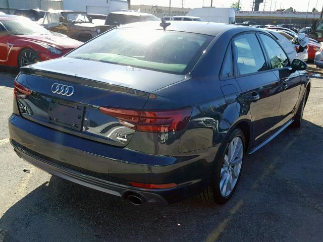 WAUKMAF45JA087237 - 2018 AUDI A4 ULTRA P GRAY photo 4