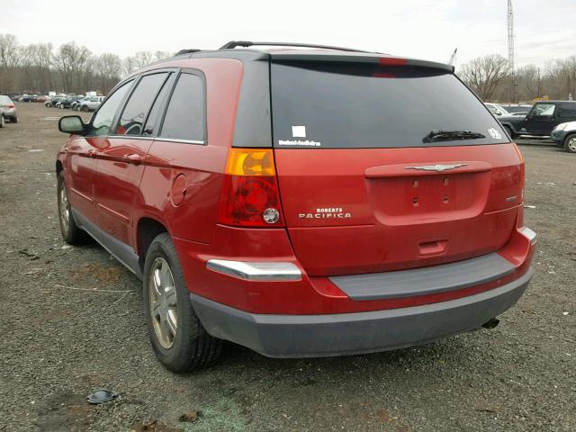 2C8GF68474R636514 - 2004 CHRYSLER PACIFICA RED photo 3