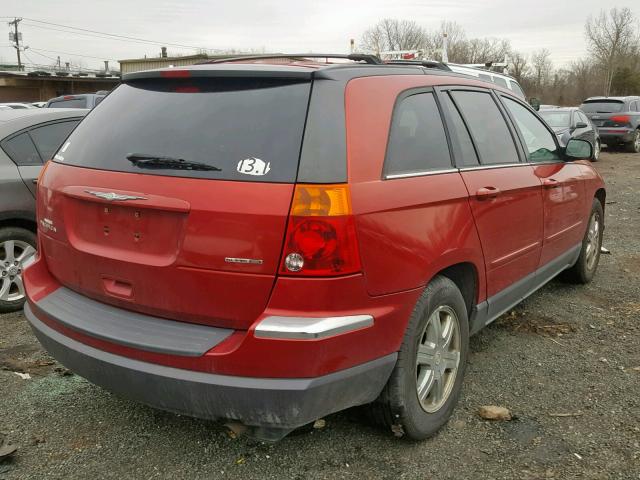 2C8GF68474R636514 - 2004 CHRYSLER PACIFICA RED photo 4