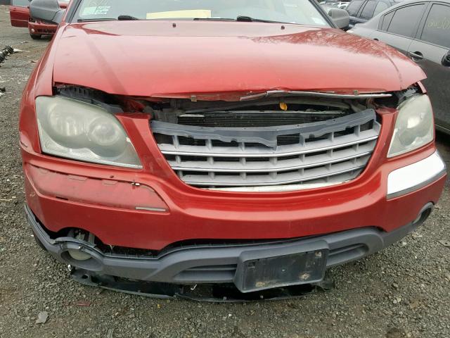 2C8GF68474R636514 - 2004 CHRYSLER PACIFICA RED photo 9