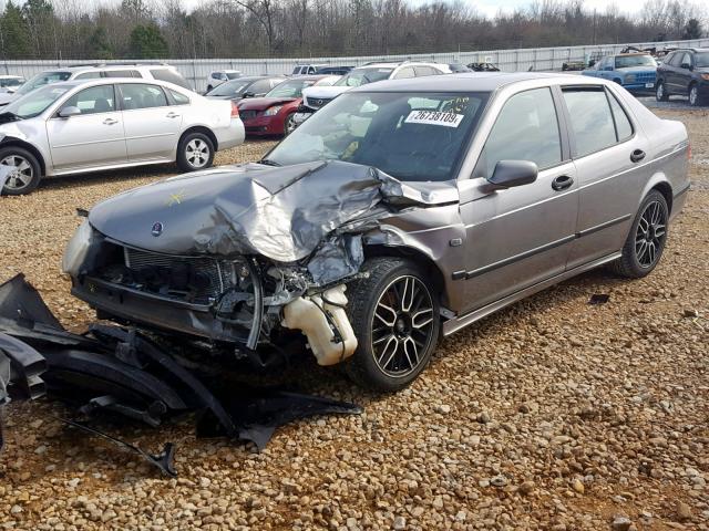 YS3EH49G443007763 - 2004 SAAB 9-5 AERO SILVER photo 2