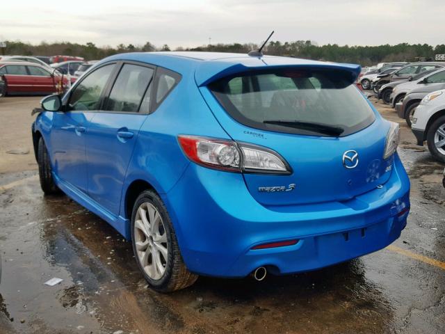 JM1BL1H63A1197319 - 2010 MAZDA 3 S BLUE photo 3