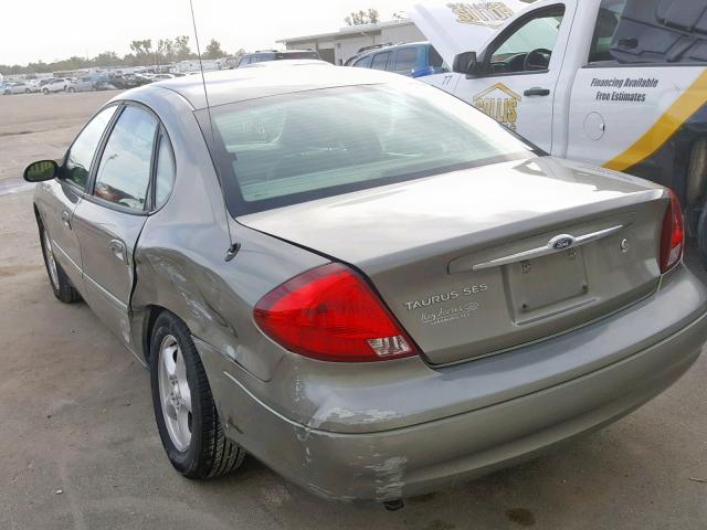 1FAFP55212G265930 - 2002 FORD TAURUS SES GRAY photo 3