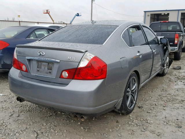 JNKAY01E66M114043 - 2006 INFINITI M35 BASE GRAY photo 4