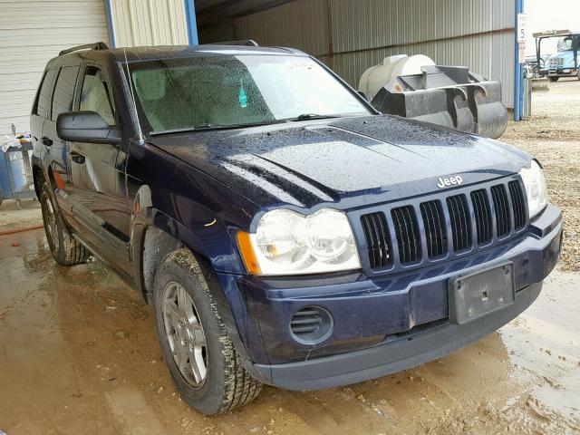 1J4GS48K45C641836 - 2005 JEEP GRAND CHER BLUE photo 1