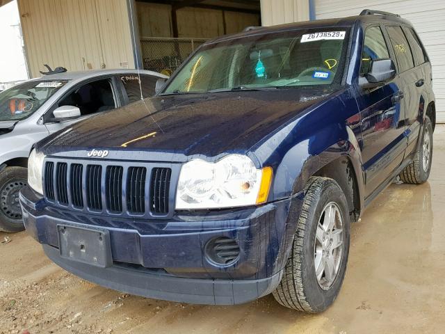 1J4GS48K45C641836 - 2005 JEEP GRAND CHER BLUE photo 2