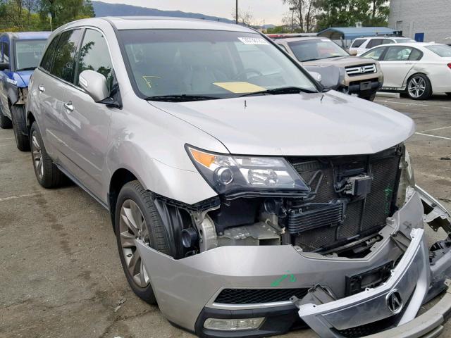 2HNYD2H59BH505871 - 2011 ACURA MDX ADVANC SILVER photo 1