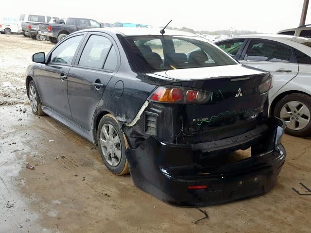 JA32U2FU8FU025151 - 2015 MITSUBISHI LANCER ES BLACK photo 3