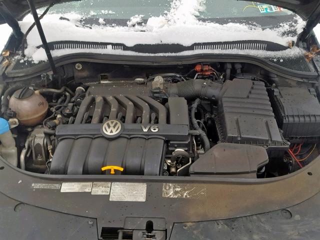 WVWGU7ANXCE534233 - 2012 VOLKSWAGEN CC VR6 4MO BLACK photo 7