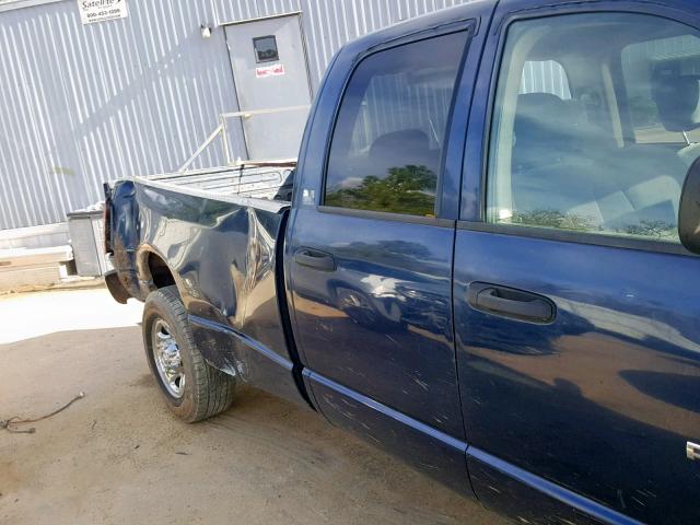 3D7KA28DX4G176540 - 2004 DODGE RAM 2500 S BLUE photo 9