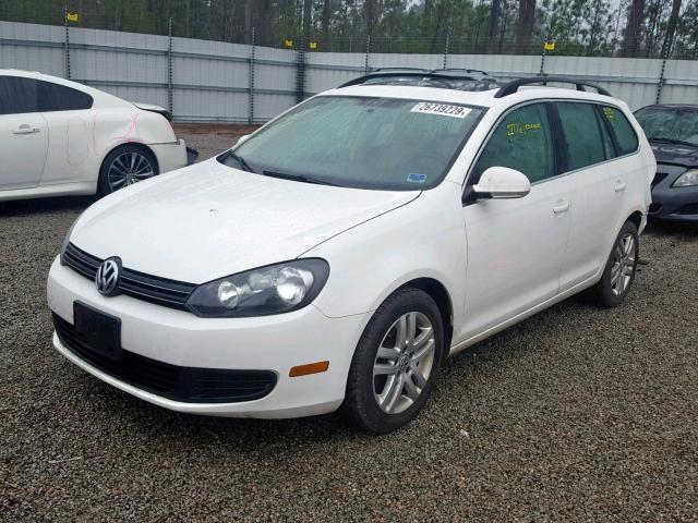 3VWPL7AJ6BM623559 - 2011 VOLKSWAGEN JETTA TDI WHITE photo 2