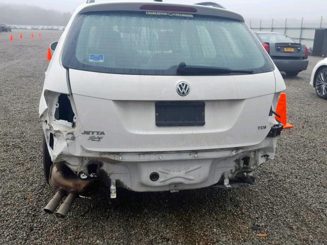 3VWPL7AJ6BM623559 - 2011 VOLKSWAGEN JETTA TDI WHITE photo 9