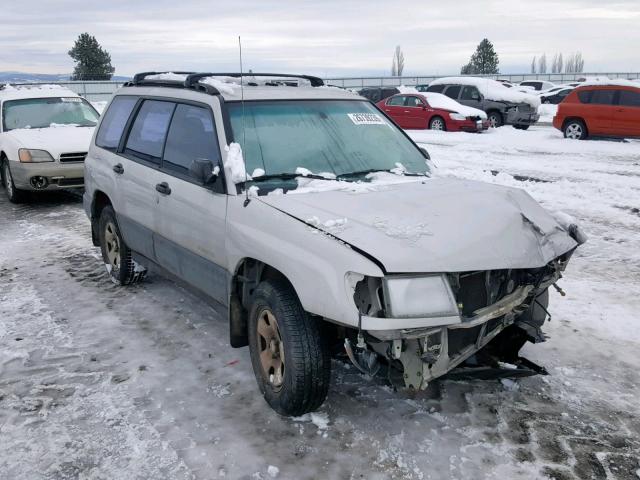 JF1SF6350YH723044 - 2000 SUBARU FORESTER L GRAY photo 1