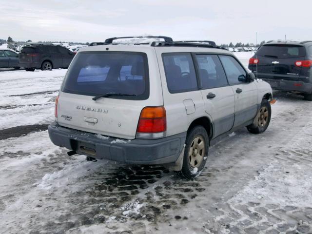 JF1SF6350YH723044 - 2000 SUBARU FORESTER L GRAY photo 4