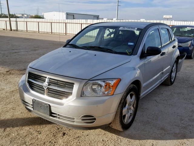 1B3HB48B07D364076 - 2007 DODGE CALIBER SX SILVER photo 2