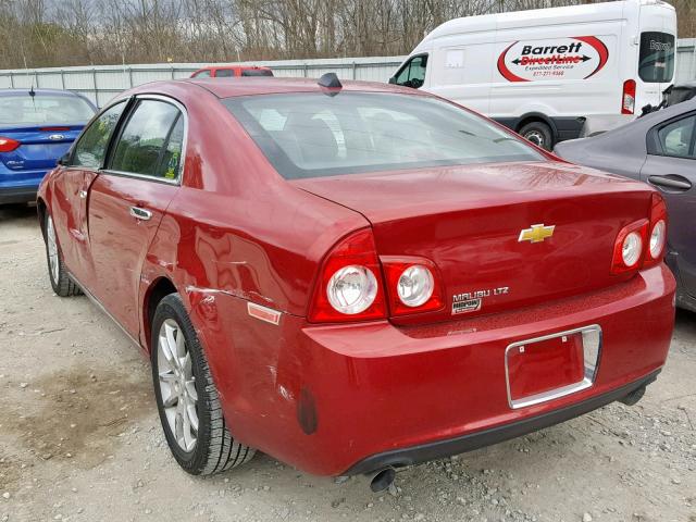 1G1ZG5E72CF222183 - 2012 CHEVROLET MALIBU LTZ RED photo 3