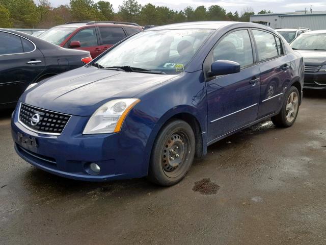 3N1AB61E98L617054 - 2008 NISSAN SENTRA 2.0 BLUE photo 2