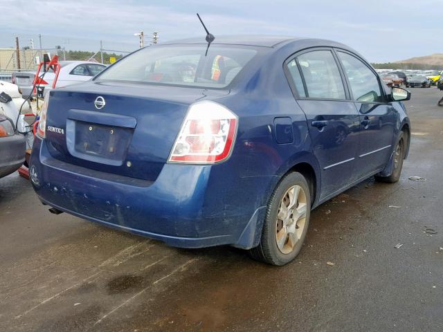 3N1AB61E98L617054 - 2008 NISSAN SENTRA 2.0 BLUE photo 4