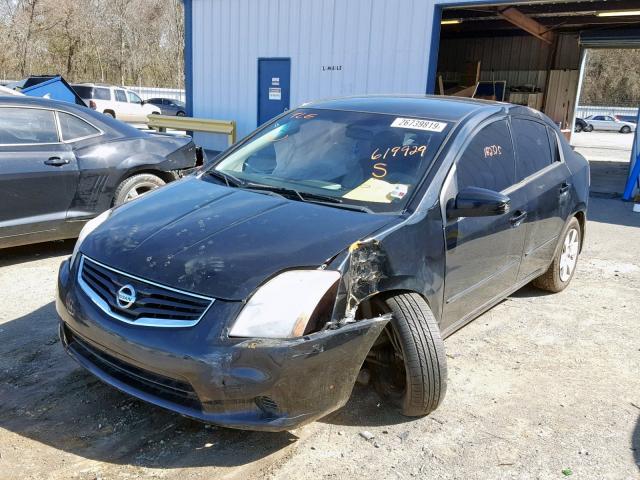 3N1AB6AP9CL619929 - 2012 NISSAN SENTRA 2.0 BLACK photo 2