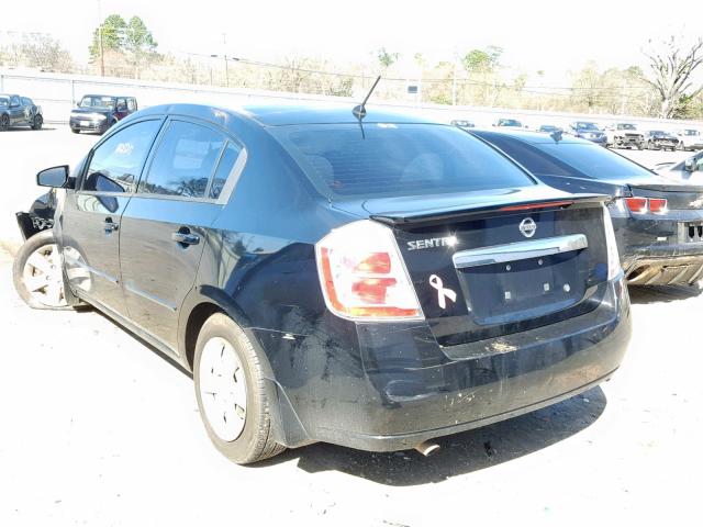 3N1AB6AP9CL619929 - 2012 NISSAN SENTRA 2.0 BLACK photo 3