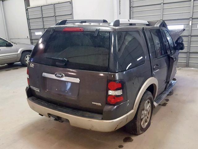 1FMEU74E86UB32302 - 2006 FORD EXPLORER E GRAY photo 4