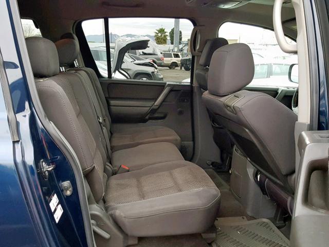 5N1AA08A77N714358 - 2007 NISSAN ARMADA SE BLUE photo 6