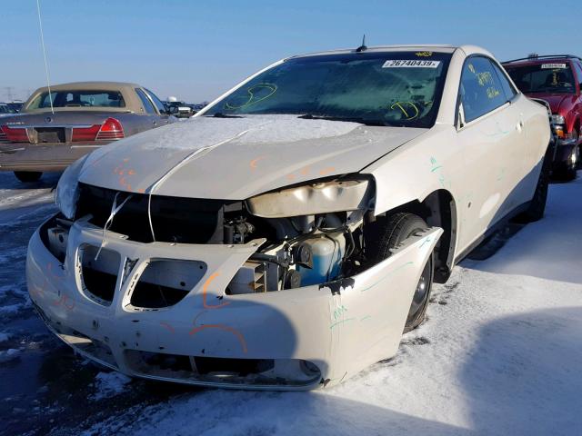 1G2ZH361084115000 - 2008 PONTIAC G6 GT WHITE photo 2