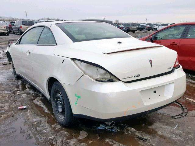 1G2ZH361084115000 - 2008 PONTIAC G6 GT WHITE photo 3