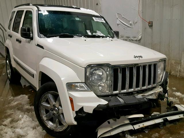 1J8GN58K28W281402 - 2008 JEEP LIBERTY LI WHITE photo 1