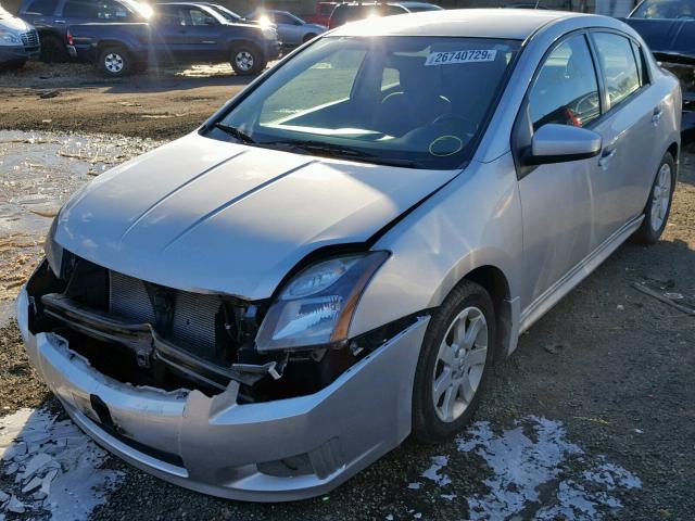 3N1AB6AP1BL655063 - 2011 NISSAN SENTRA 2.0 SILVER photo 2