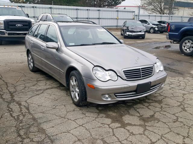 WDBRH81JX5F618662 - 2005 MERCEDES-BENZ C 240 SPOR SILVER photo 1