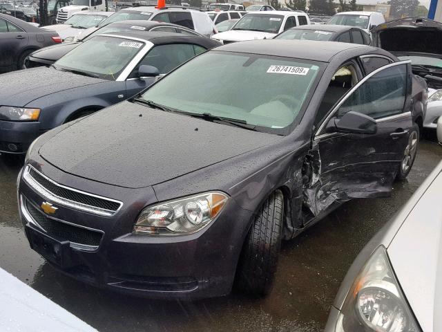 1G1ZA5E03A4147488 - 2010 CHEVROLET MALIBU LS GRAY photo 2