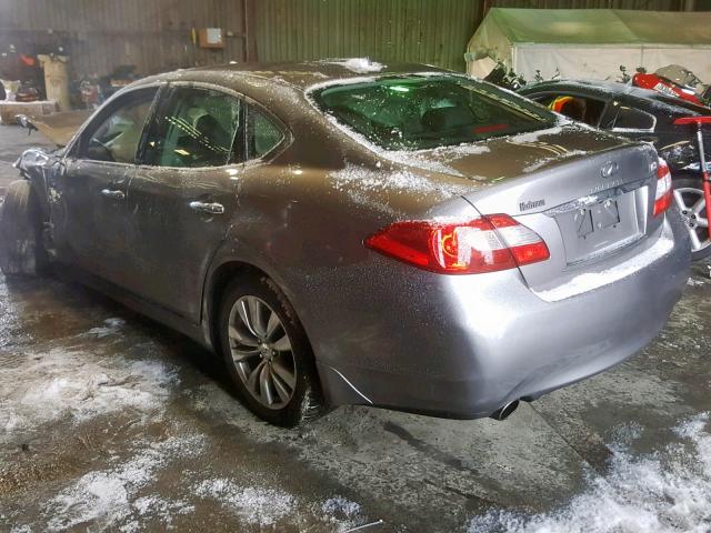 JN1BY1AR3CM395246 - 2012 INFINITI M37 X GRAY photo 3