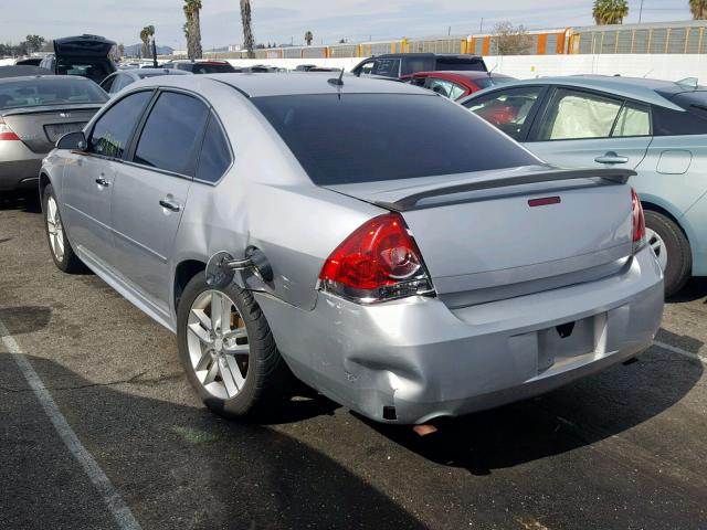 2G1WC5E33D1245363 - 2013 CHEVROLET IMPALA LTZ SILVER photo 3