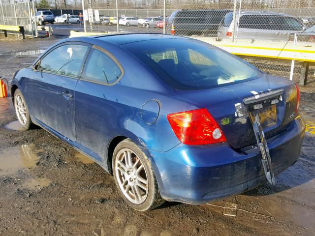 JTKDE177750029006 - 2005 TOYOTA SCION TC 蓝色 照片 3