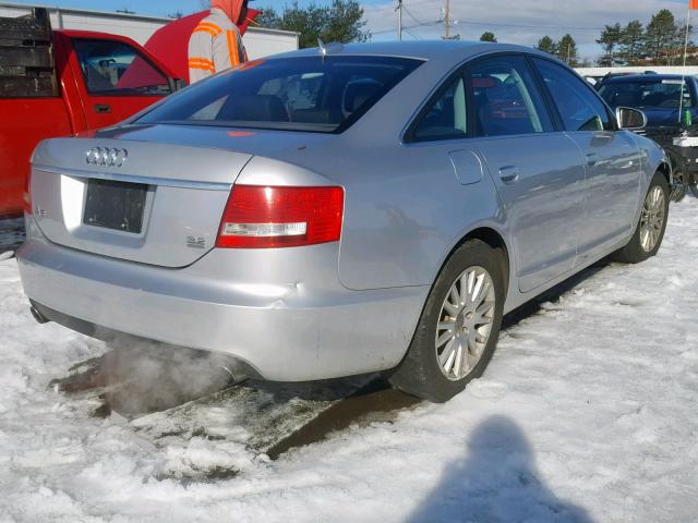 WAUDH74FX6N164298 - 2006 AUDI A6 3.2 QUA SILVER photo 4