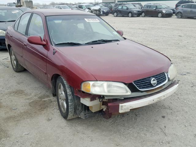 3N1AB51A33L730868 - 2003 NISSAN SENTRA SE- RED photo 1