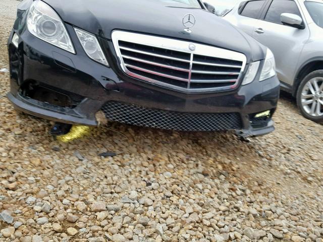 WDDHF5GB1BA279015 - 2011 MERCEDES-BENZ E 350 BLACK photo 9