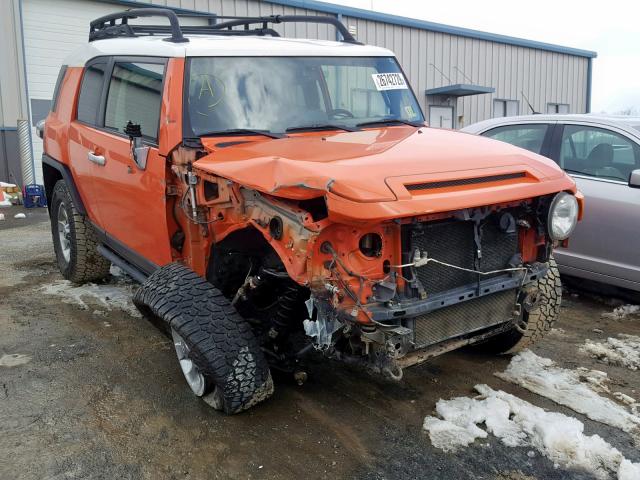 JTEBU4BFXDK173505 - 2013 TOYOTA FJ CRUISER ORANGE photo 1