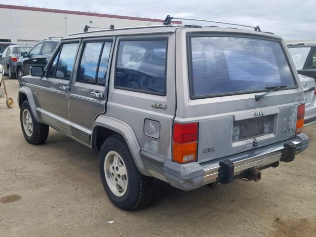 1JCMR7849JT147603 - 1988 JEEP CHEROKEE L GRAY photo 3