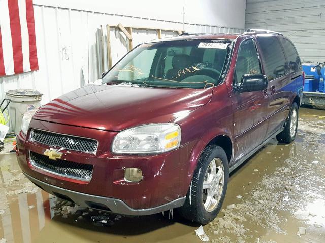 1GNDV33L96D190531 - 2006 CHEVROLET UPLANDER L RED photo 2