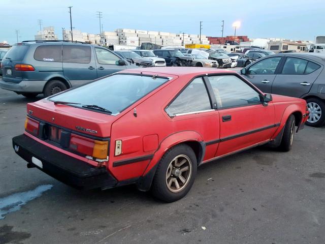 JT2RA65L3F0012963 - 1985 TOYOTA CELICA GT- RED photo 4