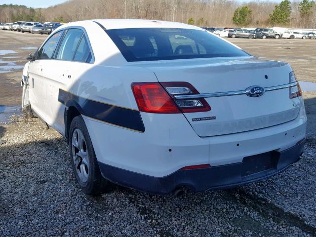 1FAHP2MK6EG118421 - 2014 FORD TAURUS POL WHITE photo 3